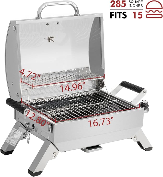 Stainless Steel Portable Grill - Image 6