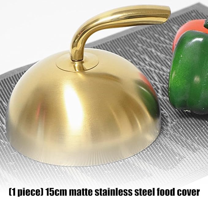 Matte Nonrust Steel Food Cover 15cm Rustproof Kitchens BBQ Grills Protectors - Image 3