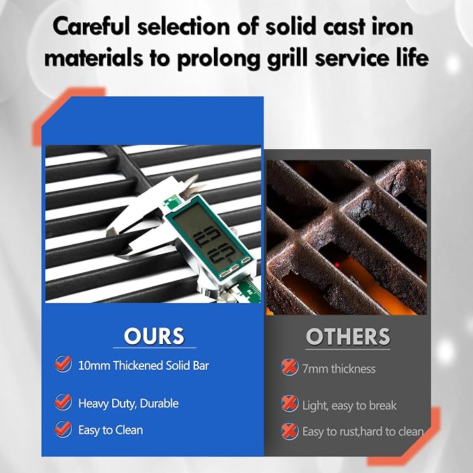 Genesis II E-310 Grill Grate Flavorizer Bars Heat Deflectors Replacement Parts - Image 5