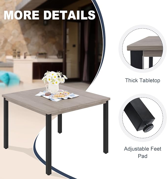 VICLLAX Outdoor Patio Dining Table - Image 4