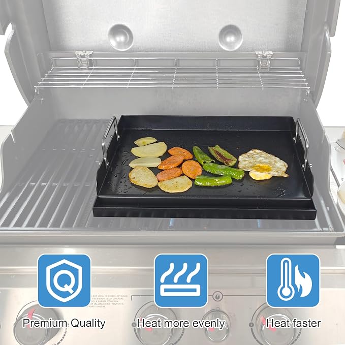 Universal Griddle Plate for Gas Grill – Premium Ceramic Coating Cooking Griddle - Image 6
