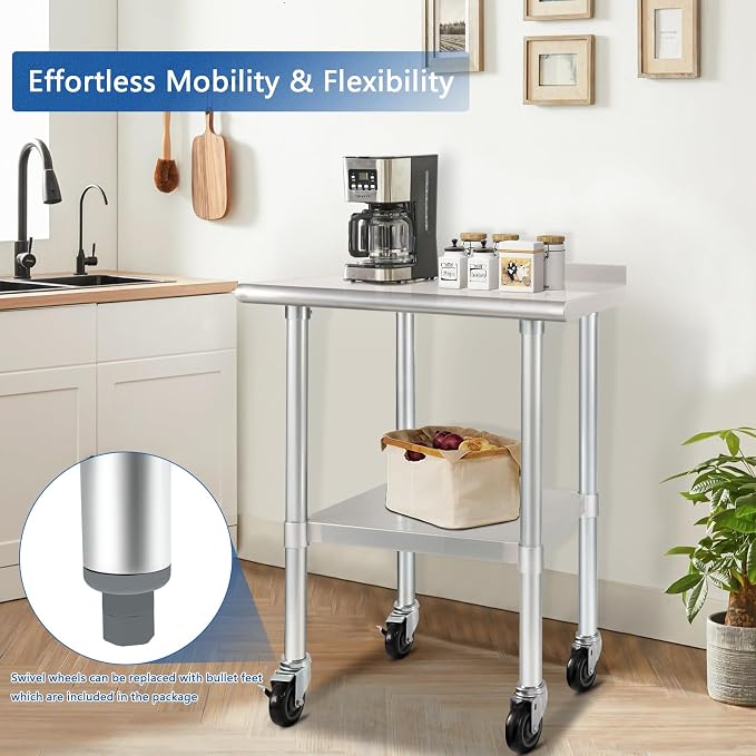 HARDURA Stainless Steel Table 24 x 30 Inches - Image 6