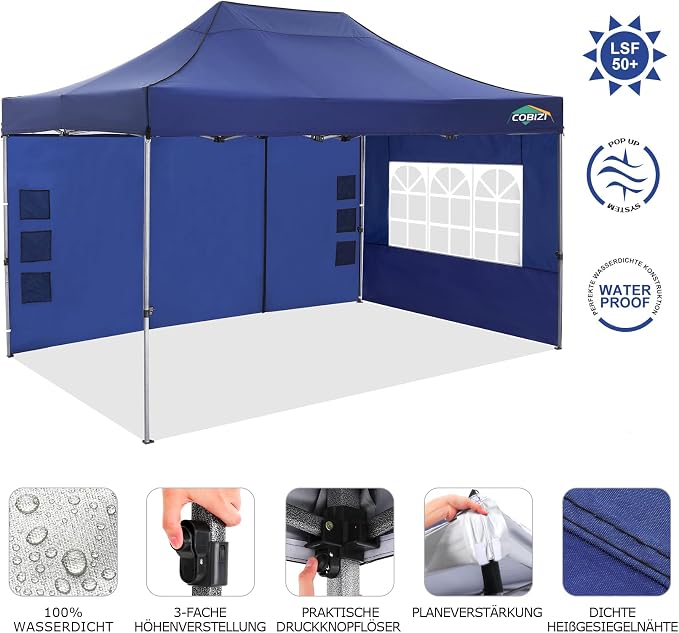 COBIZI 10x15 Pop up Canopy Tent 10x15 Canopy - Image 2