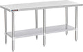 DuraSteel 24x84 Stainless Steel Work Table by DuraSteel