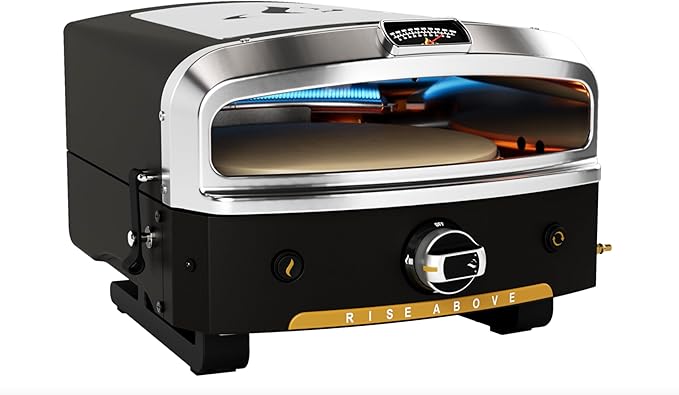 HALO Versa 16 Pizza Oven | 16” Rotating Stone, Patented Dual Burner System by HALOInnovatingOutdoors