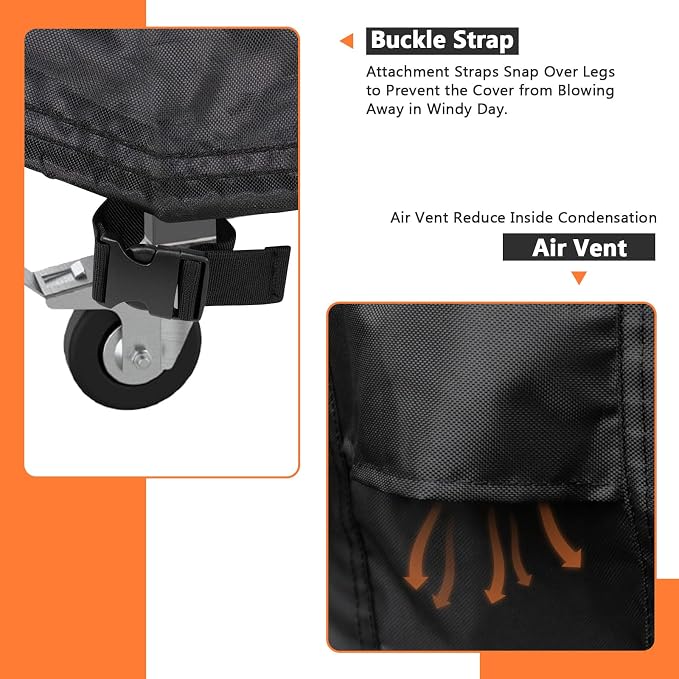 Outdoor Prep Table Cover for Blackstone ProSeries 28" Prep Grill Cart, - Image 5