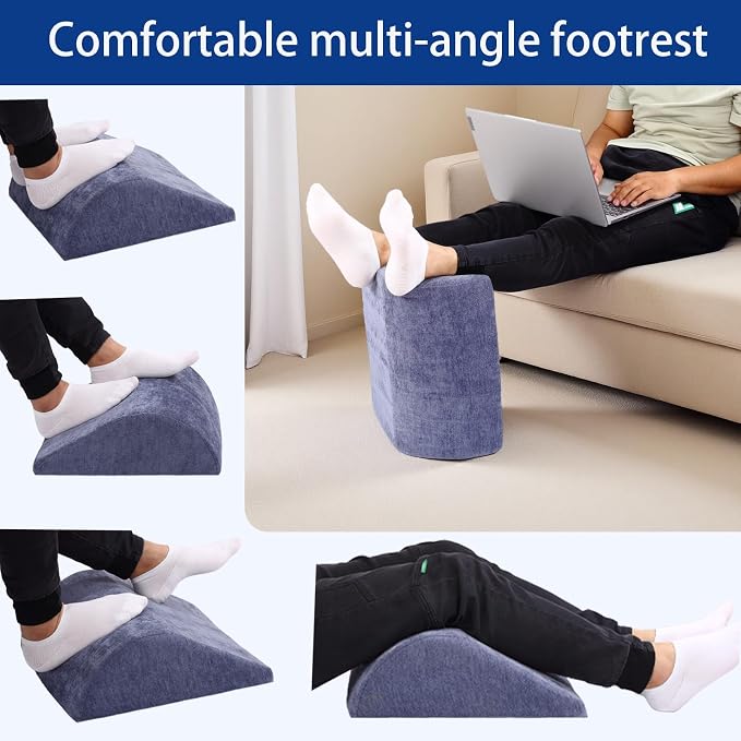 Foot Rest for Under Desk at Work Ergonomic Under Desk Footrest，Support Foot - Image 3