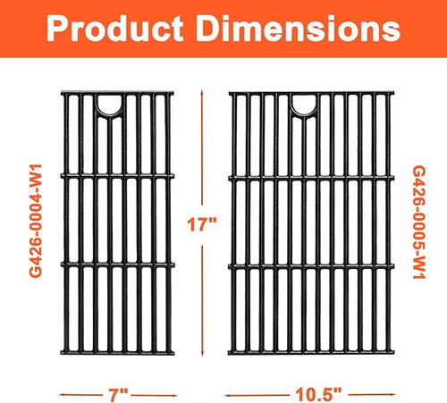 17" Grill Grates for Charbroil Performance 2 Burner 463630021 463660421 - Image 2