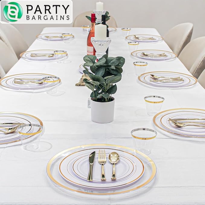 PARTY BARGAINS 10 Disposable Table Covers - Image 2