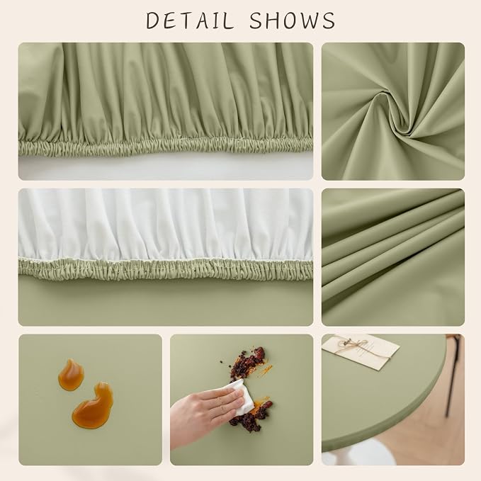 Round Fitted PU Tablecloth - Image 6
