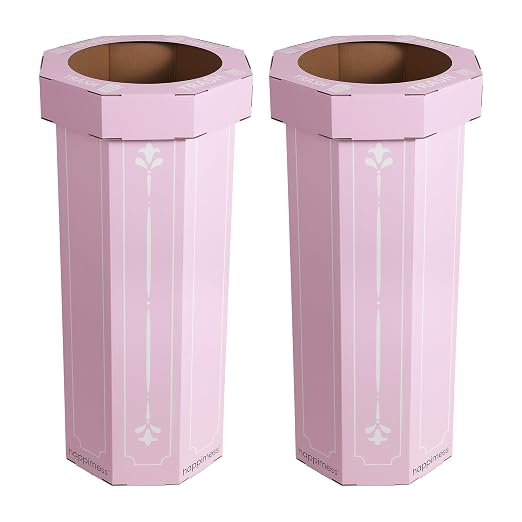 Eyely MPH1301D-SET2 Sal 25-Gallon Disposable Corrugated Cardboard Event Trash by eyely