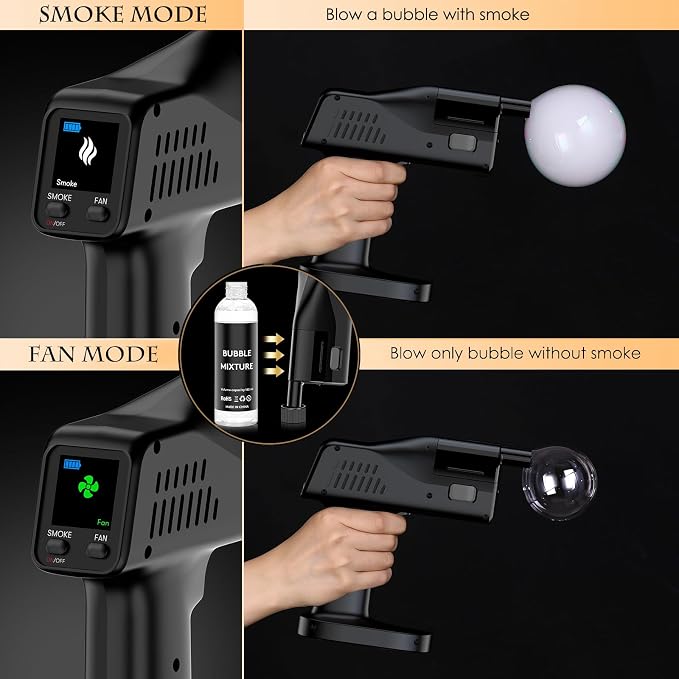 Smoking Gun for Cocktails and Food, One Key Operation, 5000mAh Rechargeable - Image 5
