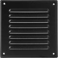 Vent Systems - 5 x 5 Inch Black Metal Square Soffit Air Vent Grille Cover by VentSystems