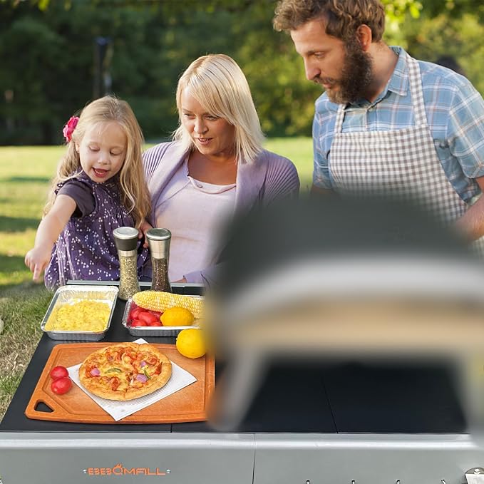 Upgraded Pizza Oven Cart Table for Ooni Koda/Karu/Fyra 16 & 12, Movable Thicken - Image 3
