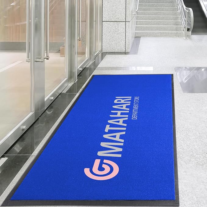 Custom Rugs with Logo Doormat Runner Personalized Commercial Area Carpet with by TOMCUSTOM