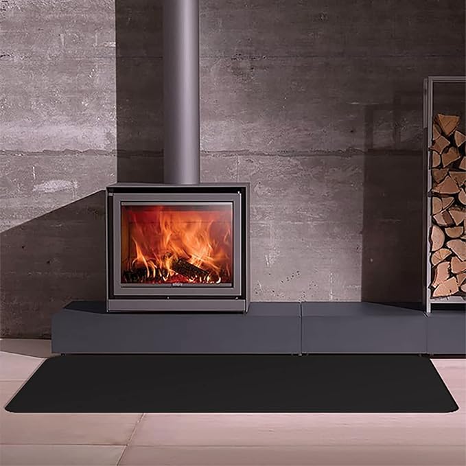 FLASLD Fireproof Fireplace Mat Hearth Rug 24×42inch, Fire Resistent Gas Grill - Image 7