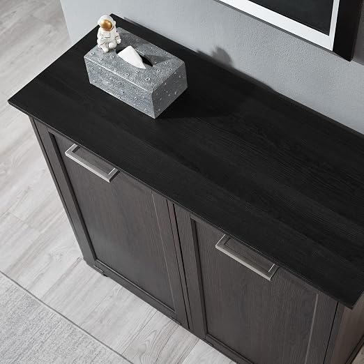 OLD CAPTAIN Double Tilt Out Trash Cabinet, Wooden Kitchen Garbage Can Free - Image 4