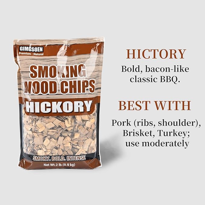 Smoking Wood Chips Variety Pack, 3 Flavors, 2 lbs × 3 — All-Natural BBQ Smoking - Image 4