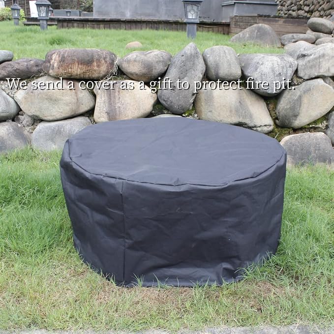 36 Inch Fire Pit with 2 Grills, Wood Burning Fire Pits - Image 7