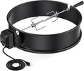 onlyfire Rotisserie Ring Kit for Weber 22-1/2-Inch Charcoal Kettle Grill and by onlyfire
