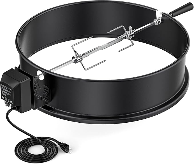 onlyfire Universal High-Temp Resistance Black Coated Steel Charcoal Kettle by onlyfire