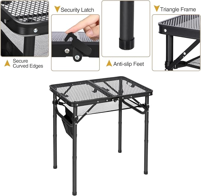 REDCAMP Small Folding Grill Table - Image 5