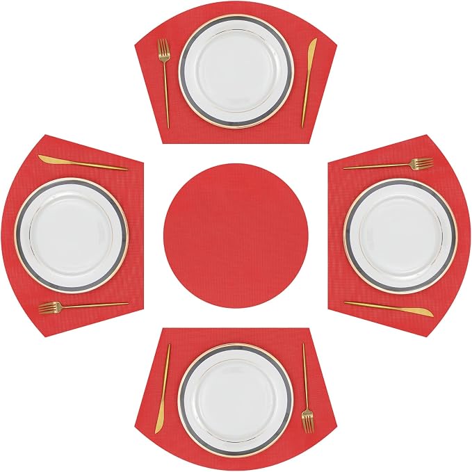 SHACOS Large Size Wedge Shape Placemats by SHACOS