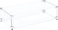 Celestial 23.5" x 11.5" x 6" Wind Guard, fits Celestial 18”x6” Fire Pit Burner by CelestialFireGlass