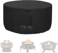 Kovshuiwe Round Gas Fire Pit Cover-600D Fabric Waterproof and Resistant by Kovshuiwe