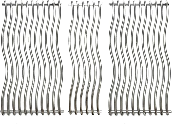 16-3/4" Stainless Steel Waved Cooking Grates Replacement by Tmozyar%C2%AE