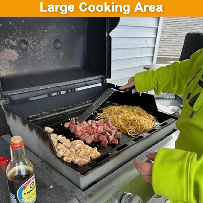 6788 Griddle Insert for Weber Genesis II 300 Series Gas Grill Non-Stick Full - Image 5