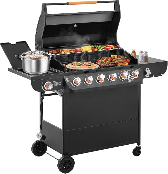 Lyromix 6 Burner Propane Gas Grill by Lyromix