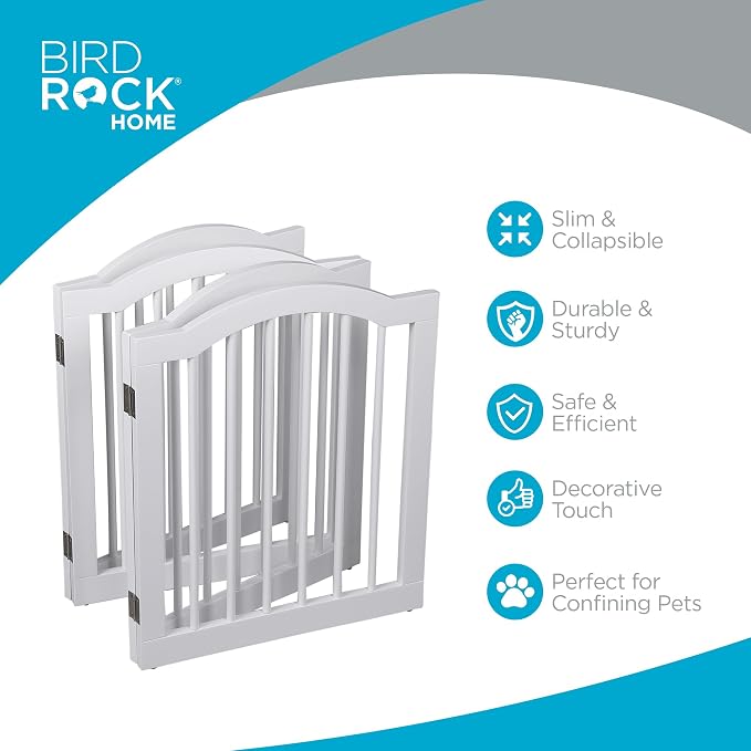 INTERNET'S BEST Arched Top Dog Gate | 4 Panel, and Porch | Portable, Extra Wide - Image 3