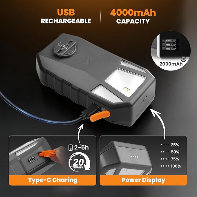 Grill Light for Blackstone Griddle & Weber Grill, Coinicxcel Rechargeable LED - Image 4