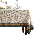 patdrea Designer French Linen Table Cloth by Welcometopatdrea