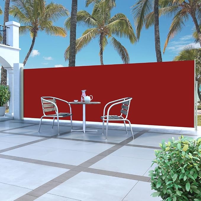 YAFF Retractable Outdoor Folding Privacy Divider, Water & UV Resistant Sun by YAFF