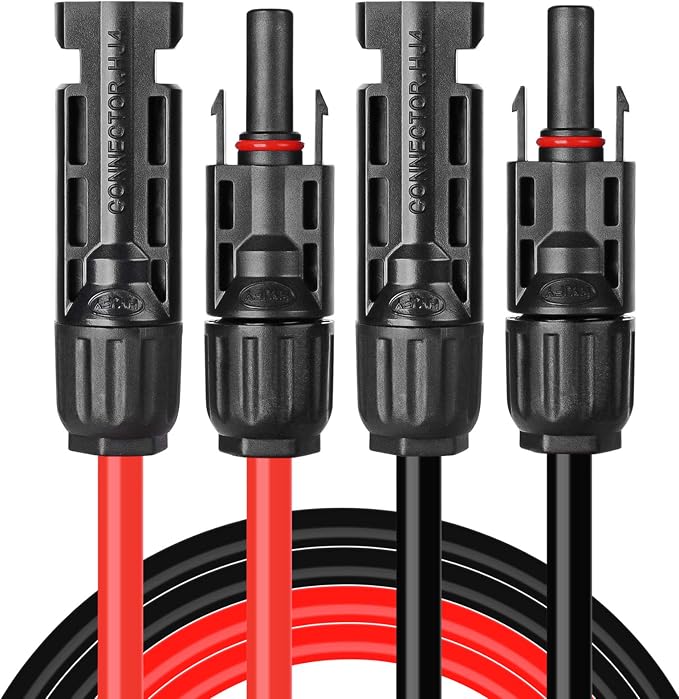 Solar Panel Extension Cable Kit by BeideLt