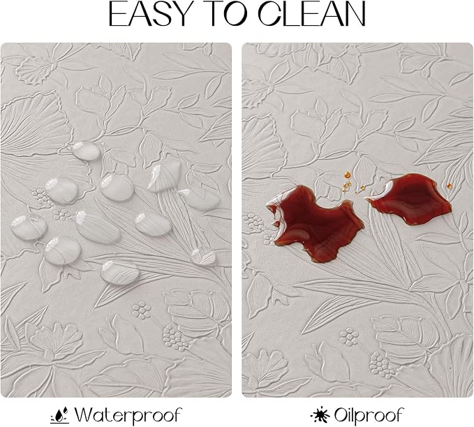 Romanstile Vinyl Placemats Set of 8-12 X 18 Inch - Image 4