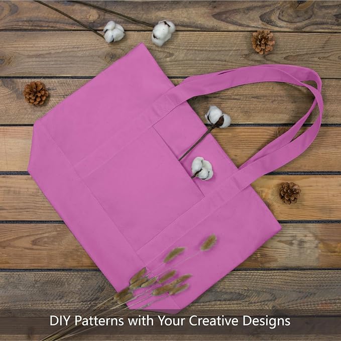 TOPDesign 1-Pack Canvas Tote Bag - Image 3