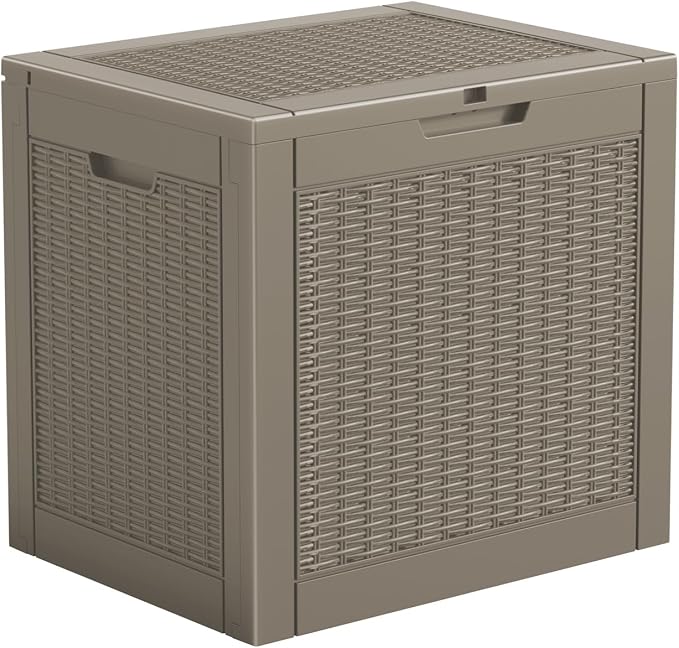 31 Gallon Outdoor Storage Box – Resin Deck Box by ATMELT