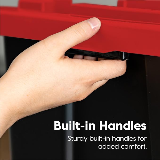 IRIS USA 4-Pack 12 Gallon Storage Bins - Image 7