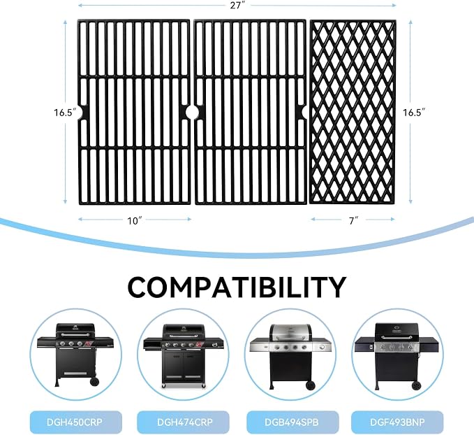 70-01-911 Cooking Grates for Dynaglo DGH450CRP DGH450CRP-D DGF493BNP DGH474CRP - Image 2