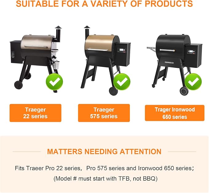 Utheer Folding Front Shelf for Traeger Pro 22, Pro 575, Ironwood 650 Pellet - Image 5
