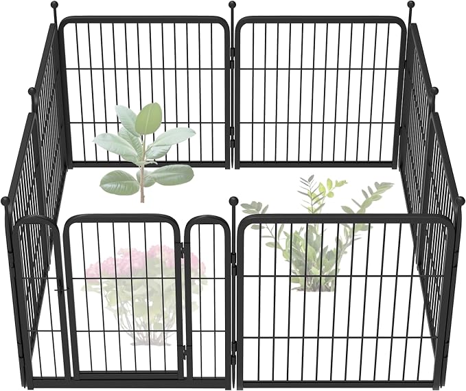 FXW Garden Fence Outdoor for The Yard – 24in x 15.2ft Heavy Duty Metal Animal by FXW