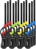 NEON Lighter, Refillable Butane Candle Lighter, 12 Pack Multi-Purpose Reusable by NEON