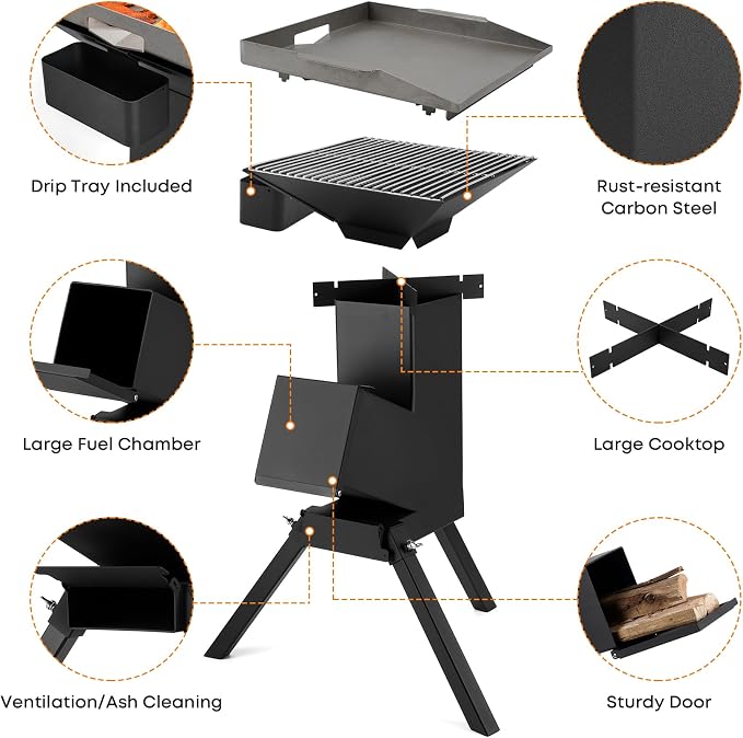 Stanbroil 3 in 1 Rocket Stoves - Image 4