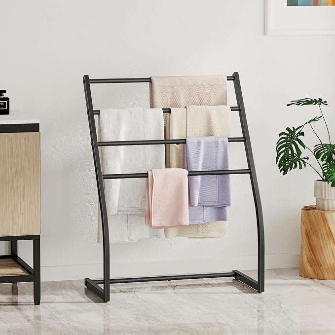 Honiter Towel Racks for Bathroom, Free Standing Towel Rack, Pool Towel Racks - Image 3