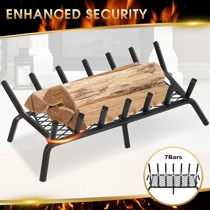 G GOOD GAIN Fireplace Grate - Image 6