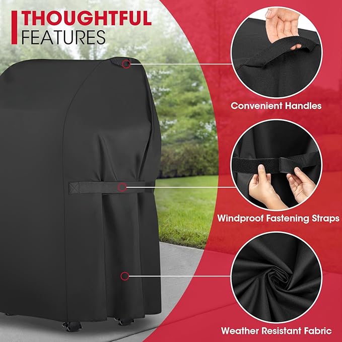 Unicook 30 Inch Grill Cover, Heavy Duty Waterproof 2 Burner Small BBQ Cover - Image 5