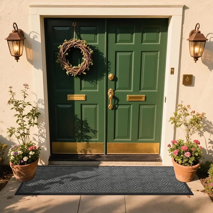 Yimobra Front Door Mat Outside Entrance, 72x24 Runner, Waterproof All-Season - Image 6